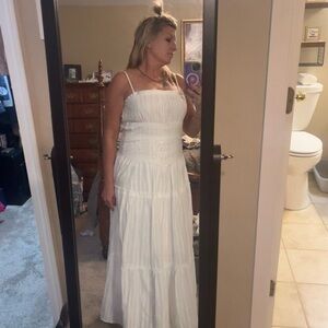 Altar'd State White Maxi Dress